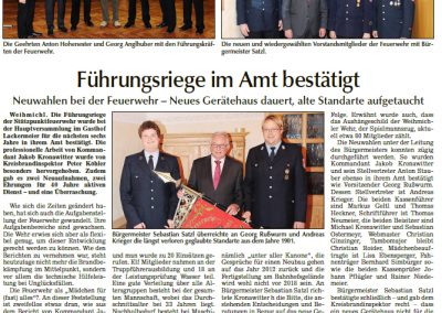 Generalversammlung 2016